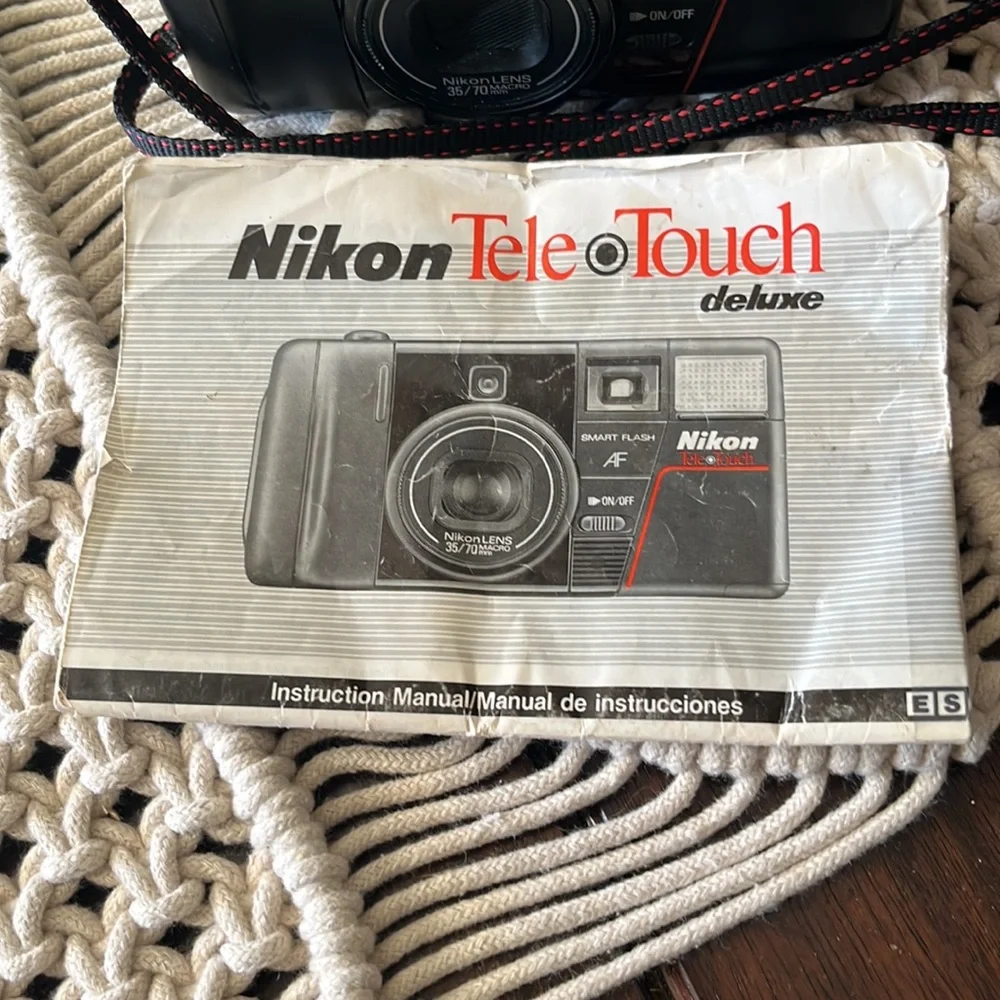 Nikon TeleTouch Deluxe Camera With Instructions.
